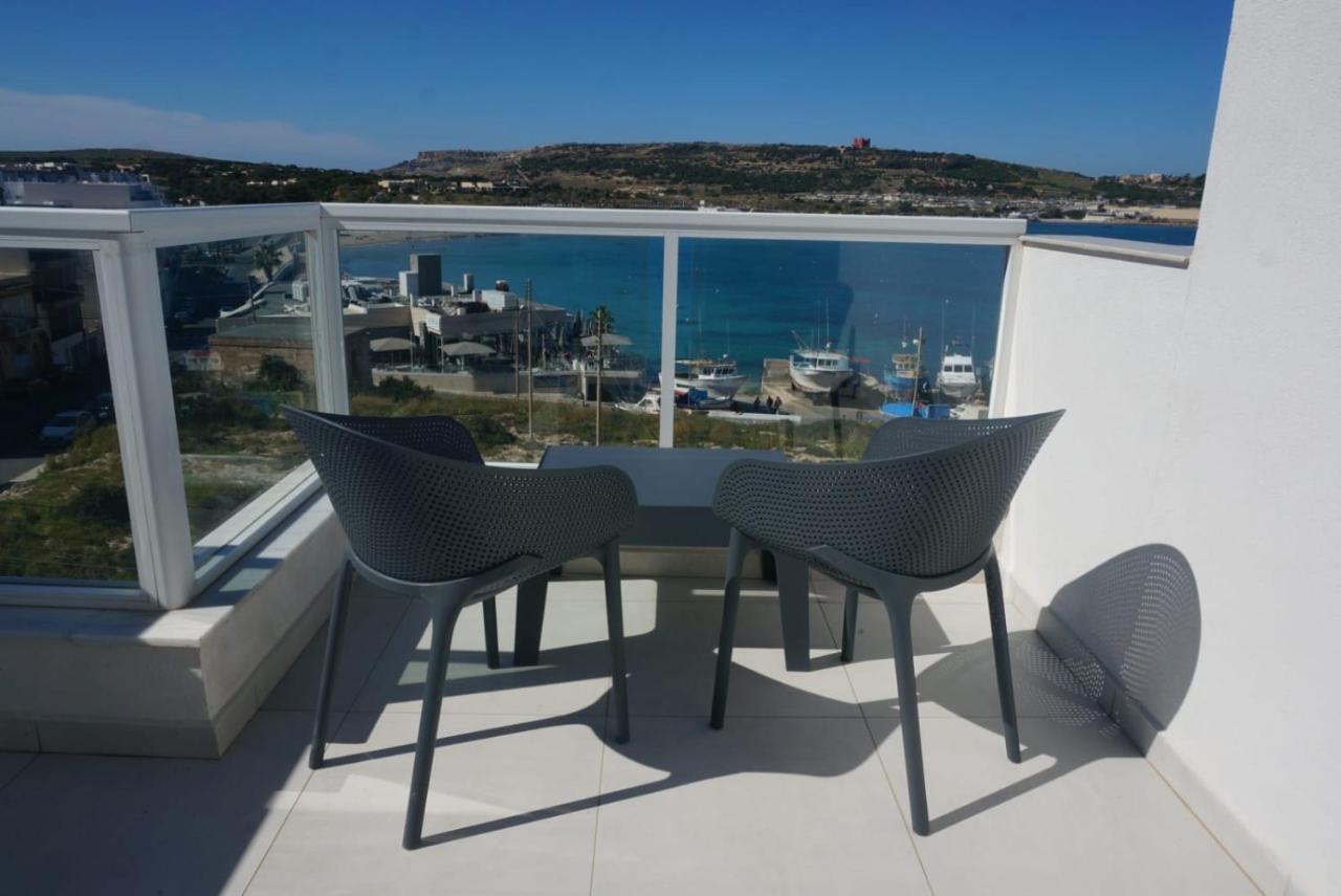 Ferienwohnung Sea View Penthouse Mellieha Bay Exterior foto