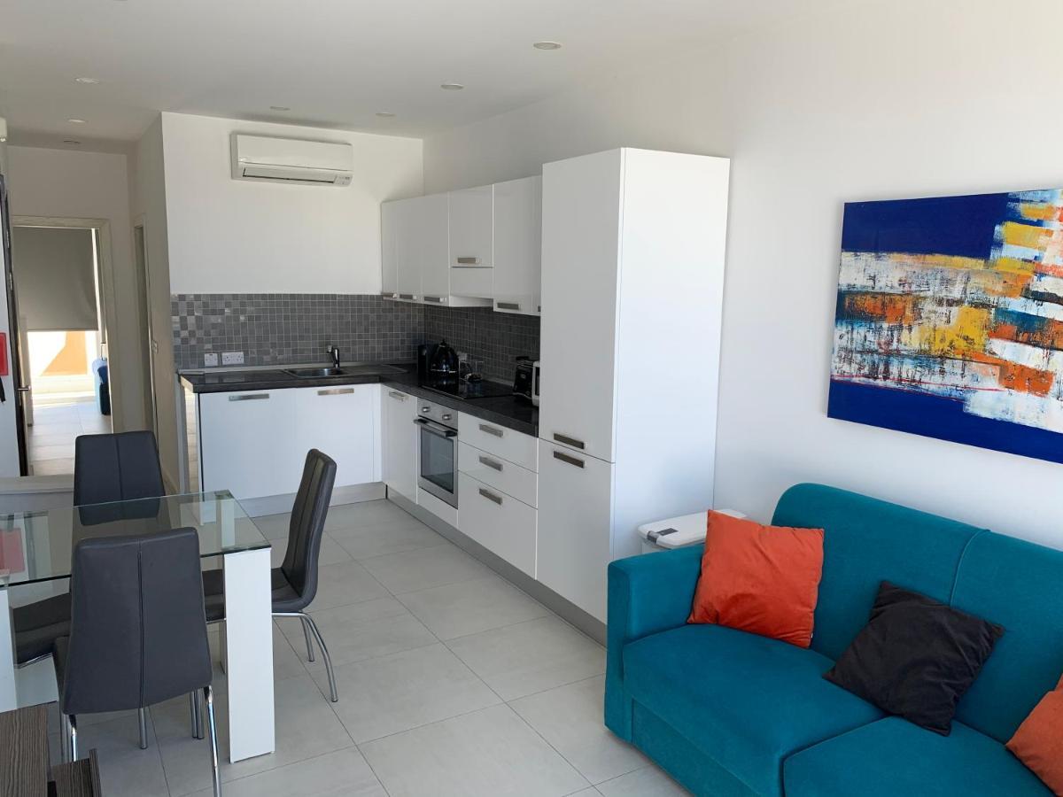 Ferienwohnung Sea View Penthouse Mellieha Bay Exterior foto