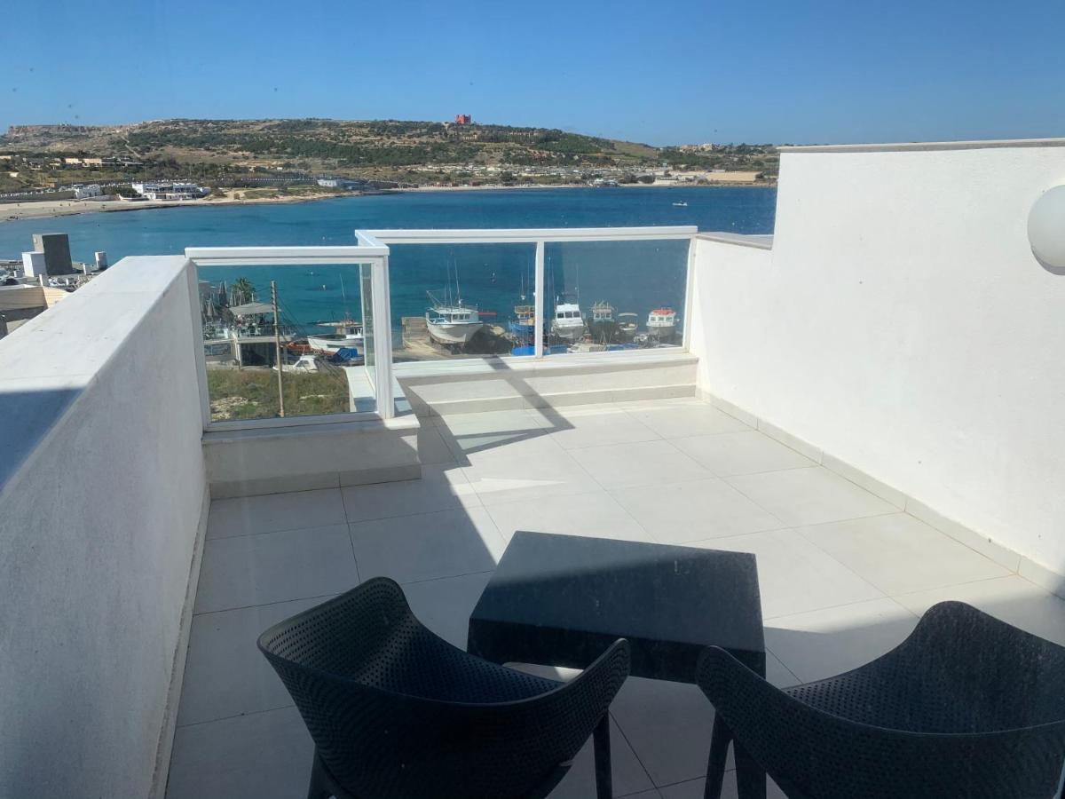 Ferienwohnung Sea View Penthouse Mellieha Bay Exterior foto